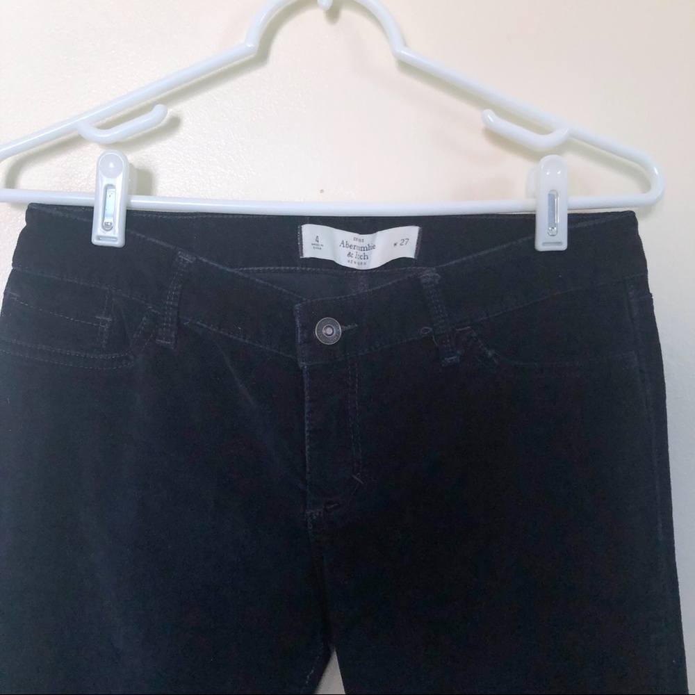 abercrombie & fitch | navy velveteen pants 4 - Picture 3 of 5